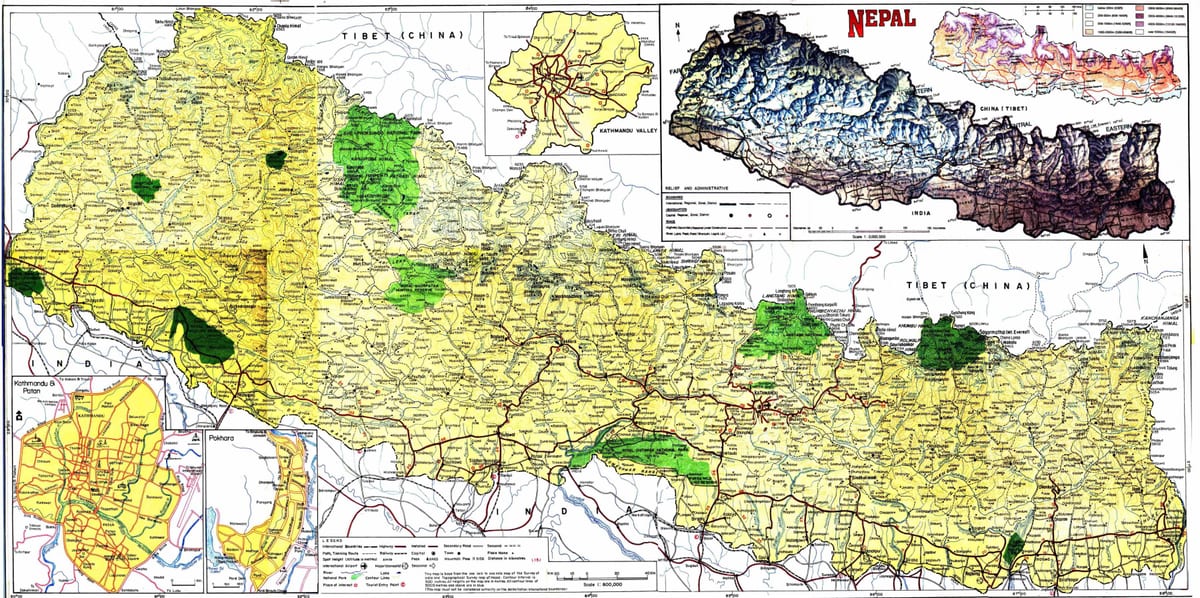 udhërrëfyesi i nepalit me distancë