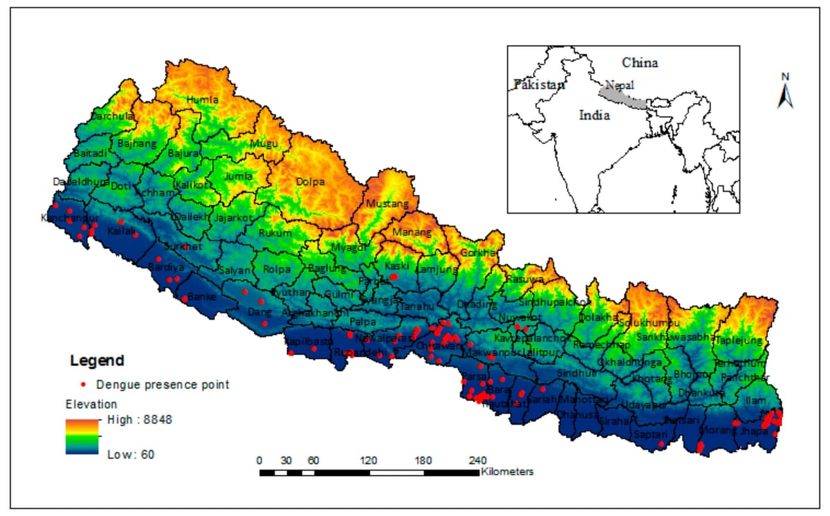 Harta e nepalit klimës