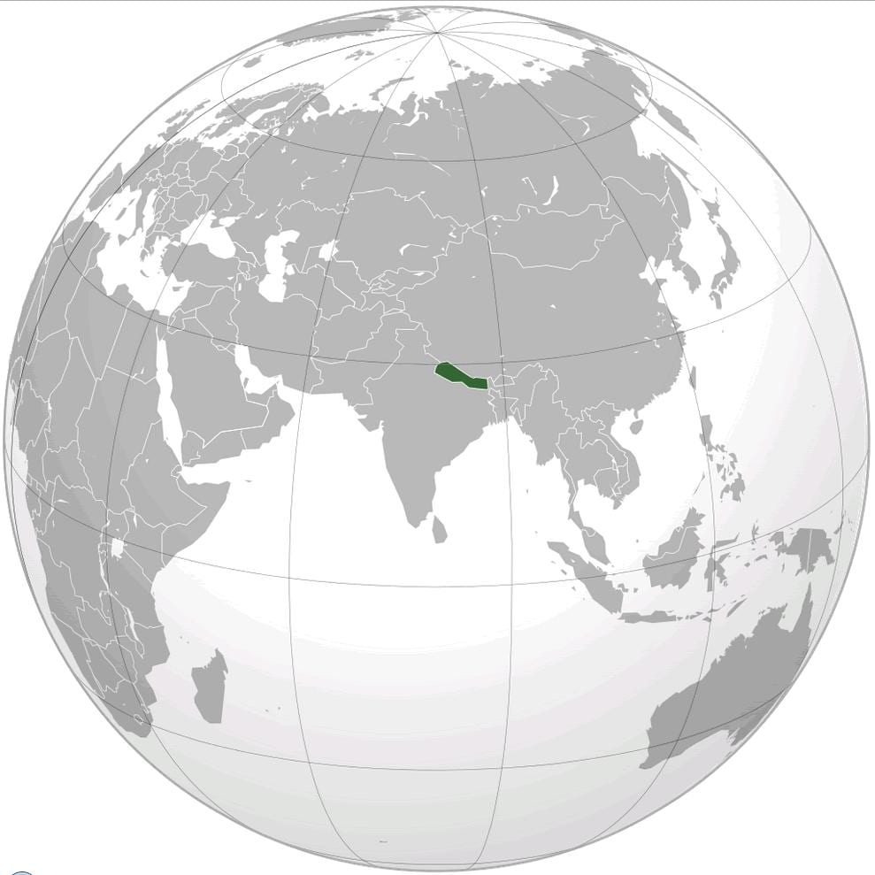 Harta e tokës nepal