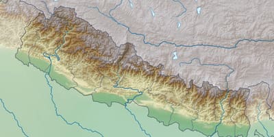 Nepal hartë 3d