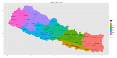 Harta e shtetit federal i nepalit