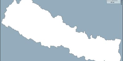 Harta e zbrazët nepal