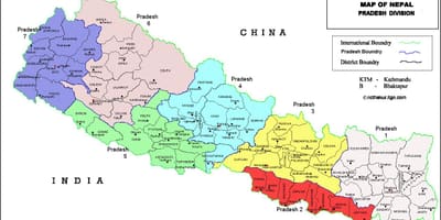 7 pradesh nepal hartë