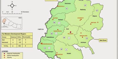 Harta e perëndimore nepal